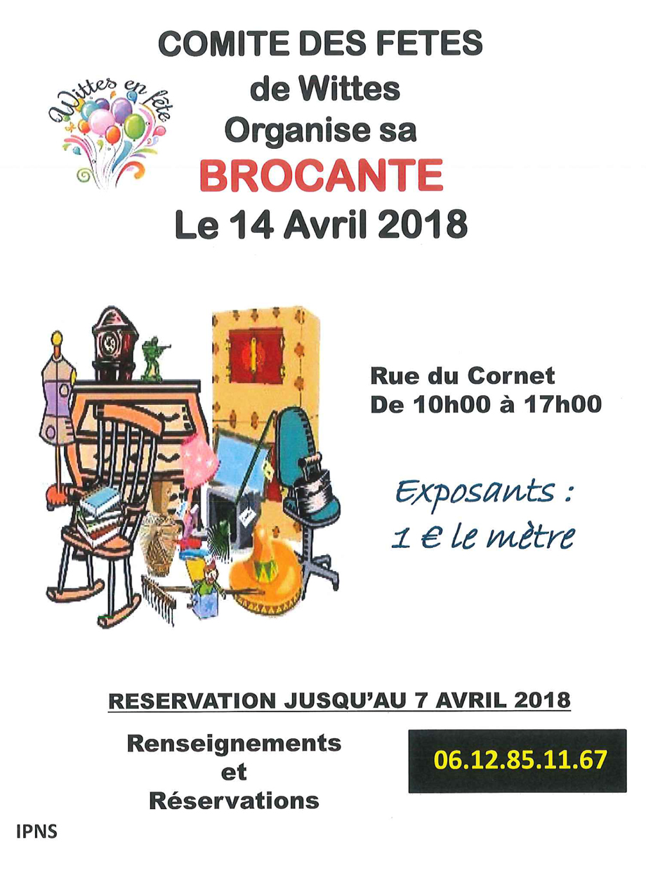 Brocante du comite des fetes