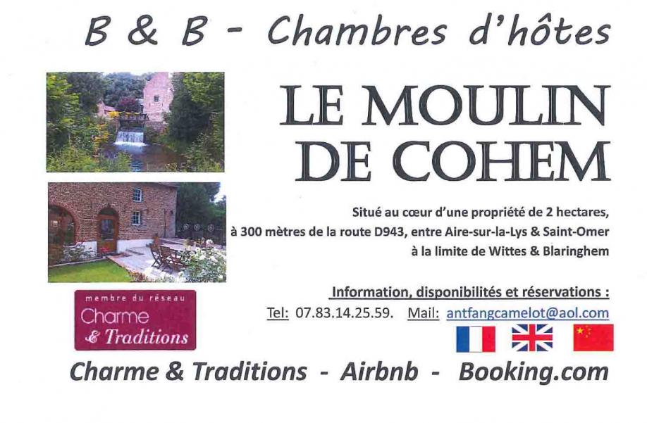 Chambres d hotes le moulin de cohem