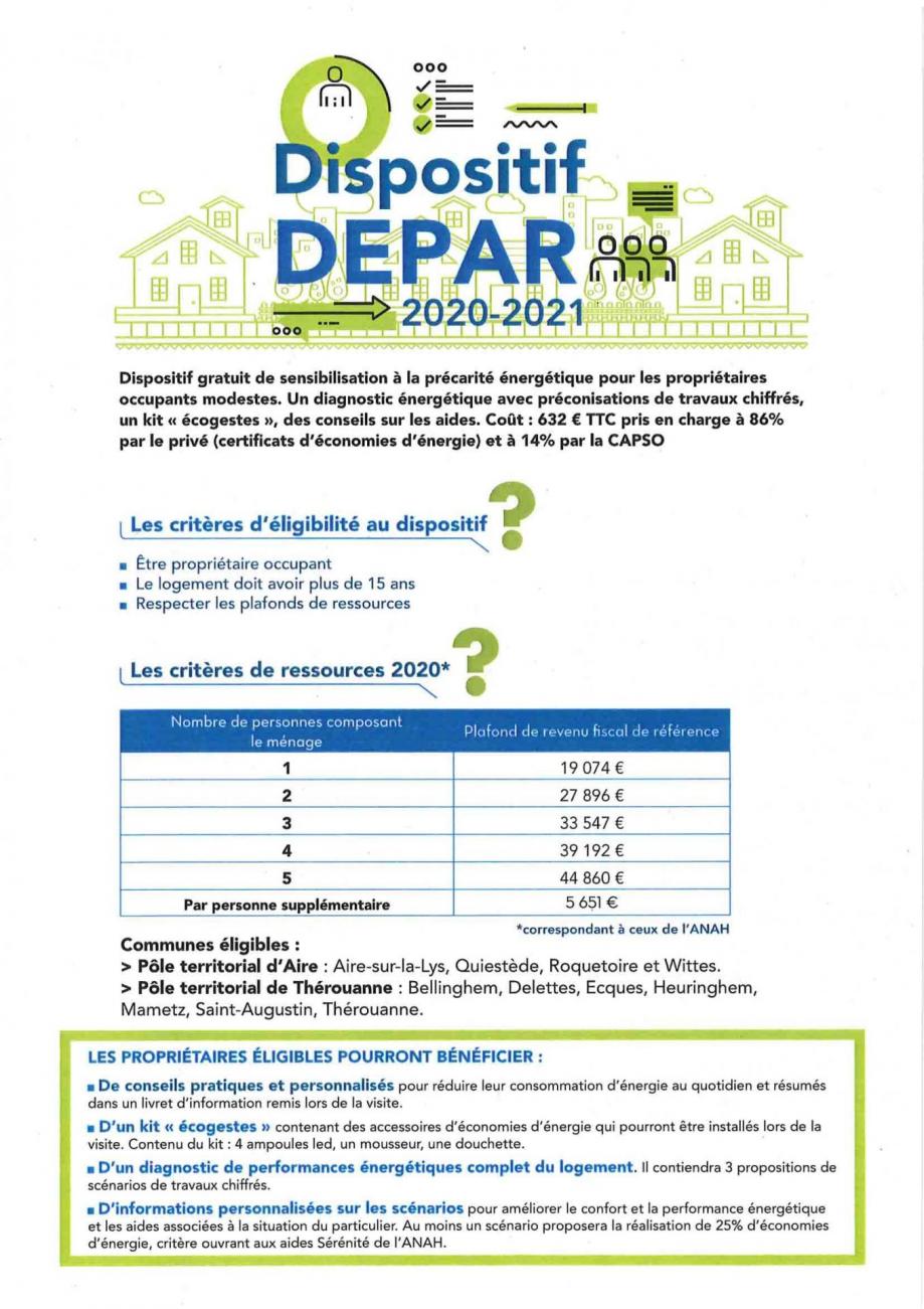 Dispositif depar 1