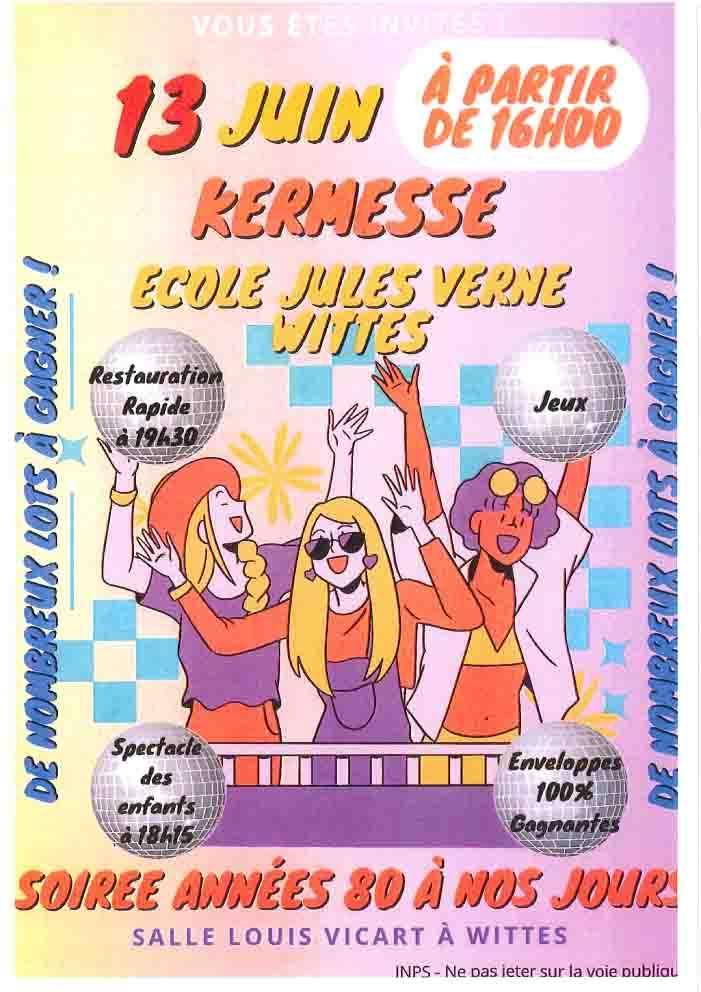 Kermesse de l ecole jules verne 13 juin