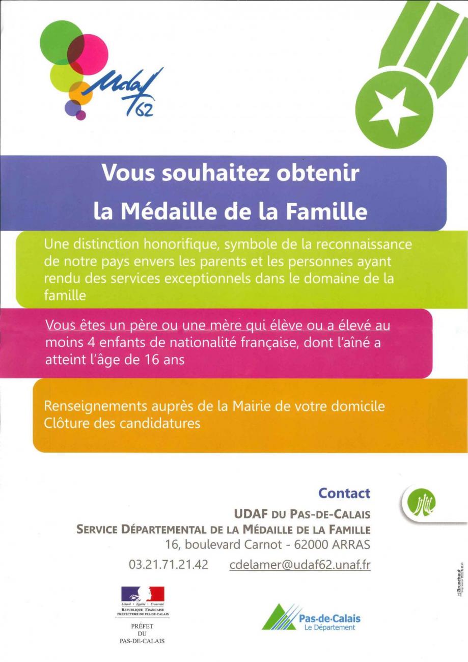 Medaille de la famille