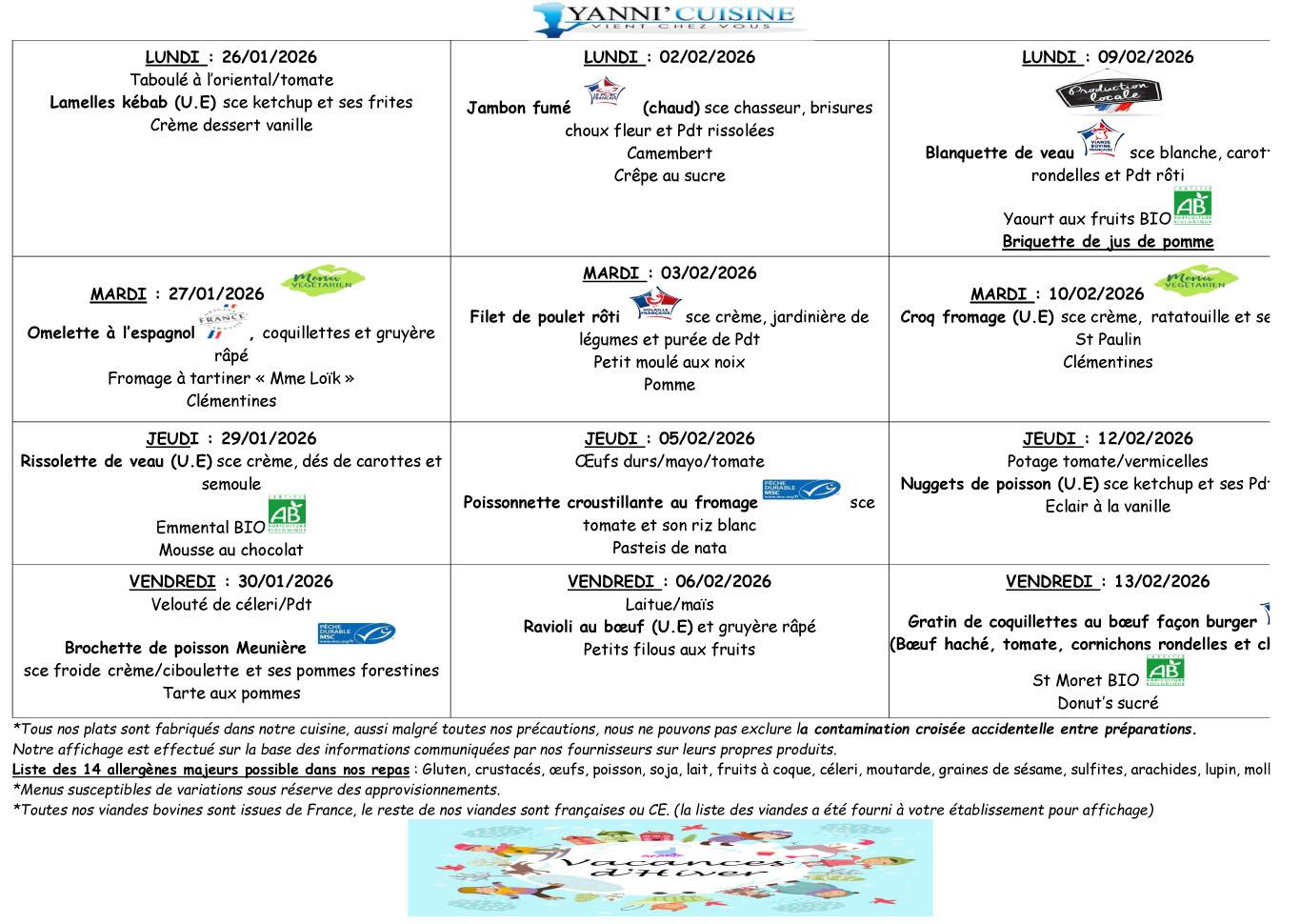 Menus janvier fevrier 2026 2