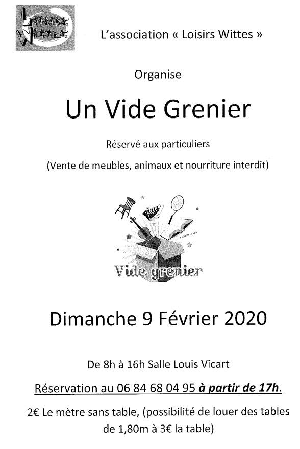 Vide grenier wittes